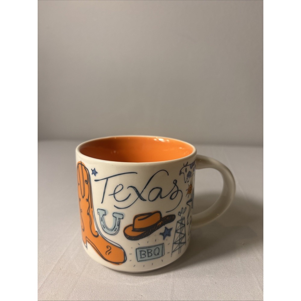Starbucks TEXAS The Lone Star State Been There Series Coffee Mug Cup 14 oz 2017